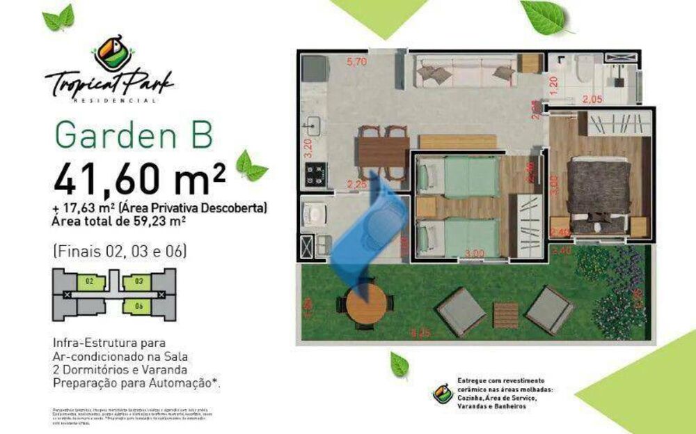 Apartamento, 3 quartos, 69 m² - Foto 3