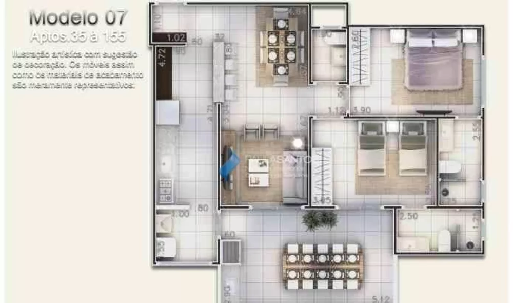 Apartamento, 2 quartos, 80 m² - Foto 6