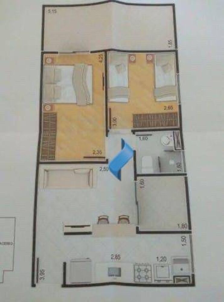Apartamento, 2 quartos, 57 m² - Foto 4
