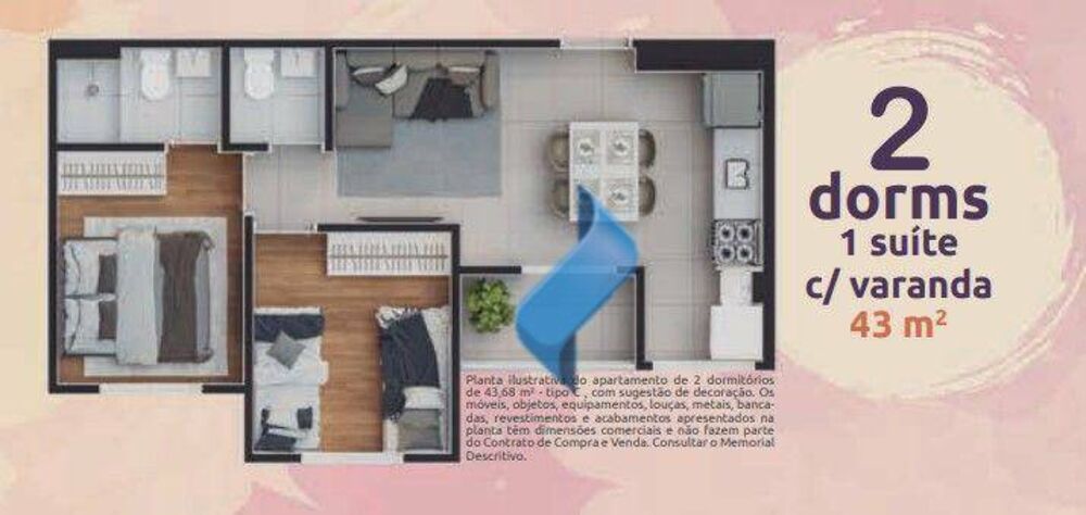 Apartamento, 2 quartos, 41 m² - Foto 7