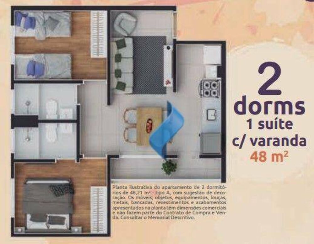 Apartamento, 2 quartos, 41 m² - Foto 6