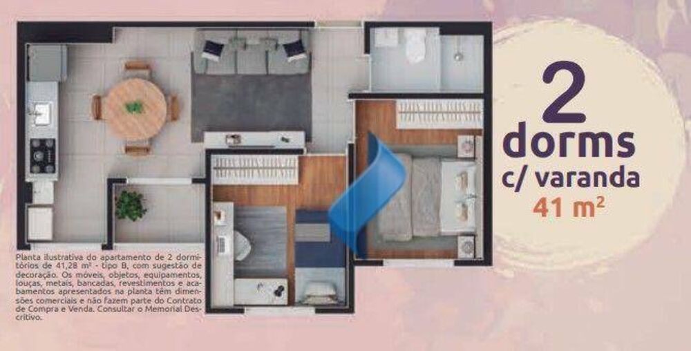 Apartamento, 2 quartos, 41 m² - Foto 8