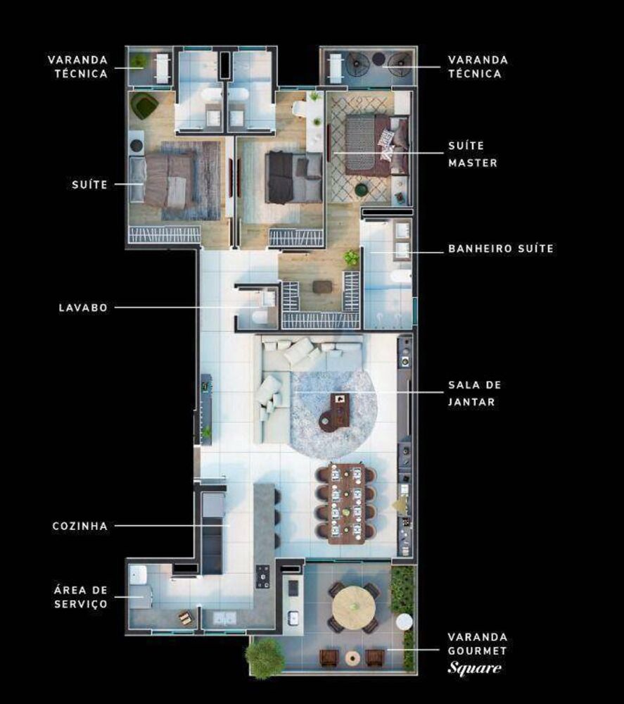 Apartamento, 3 quartos, 142 m² - Foto 4