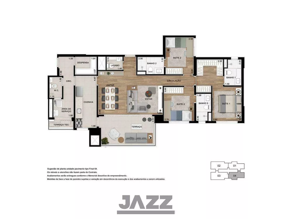 Apartamento, 4 quartos, 155 m² - Foto 6