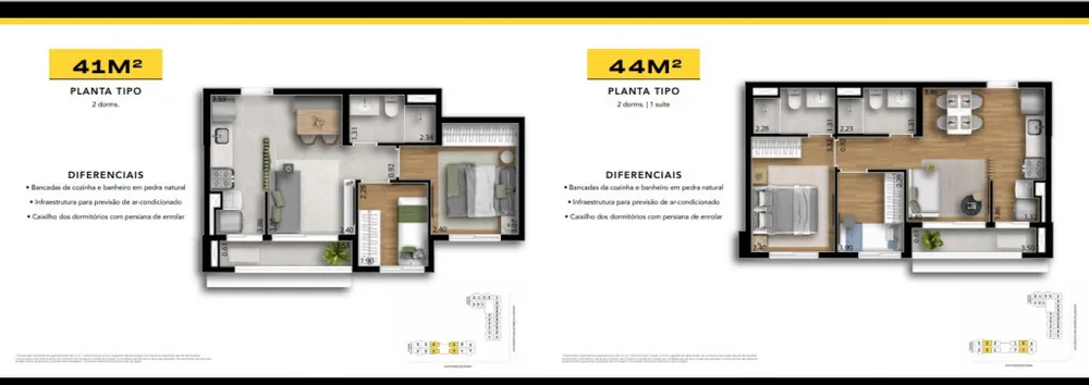Apartamento, 1 quarto, 31 m² - Foto 3