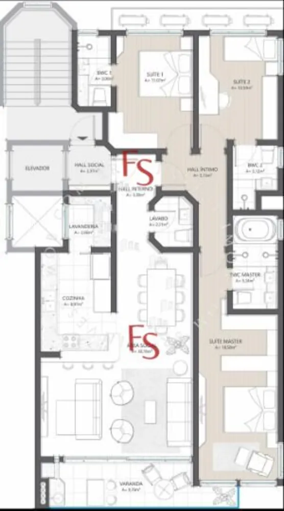 Apartamento, 3 quartos, 133 m² - Foto 10