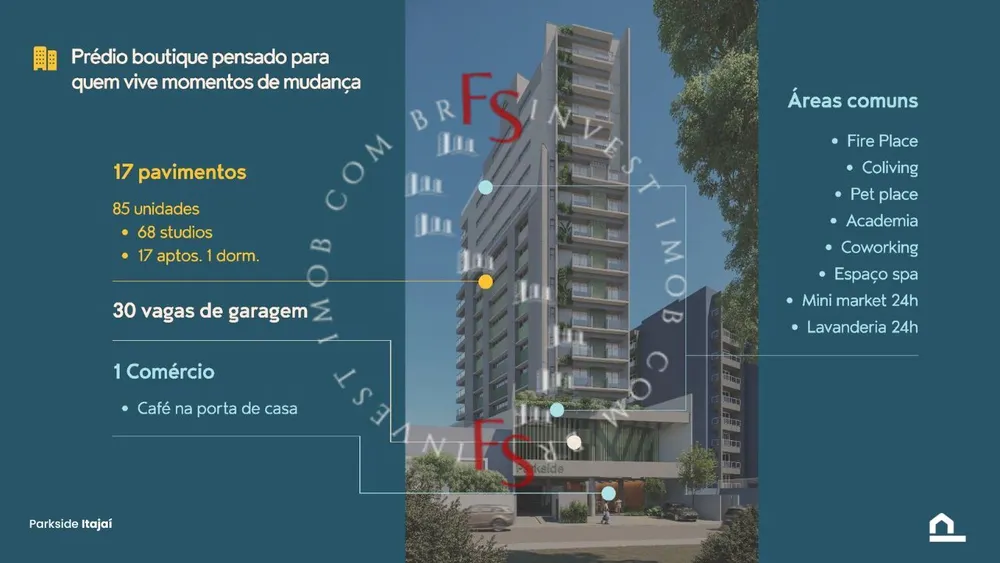 Apartamento, 1 quarto, 23 m² - Foto 2