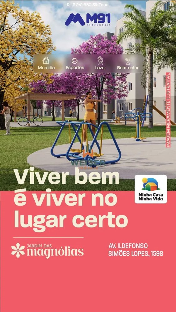 Apartamento, 2 quartos, 44 m² - Foto 3