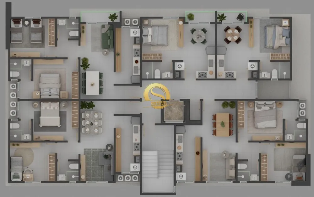 Apartamento, 1 quarto, 28 m² - Foto 3