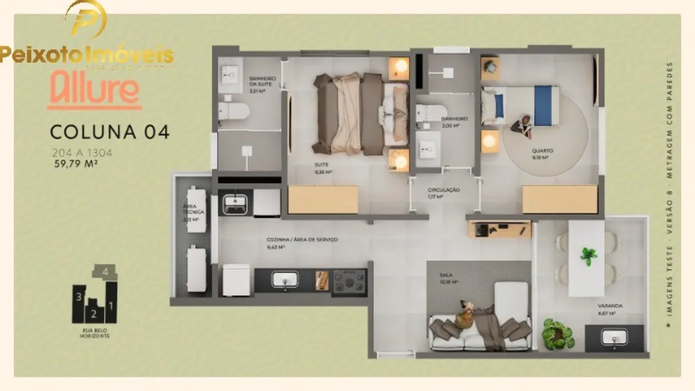 Apartamento, 2 quartos, 68 m² - Foto 7