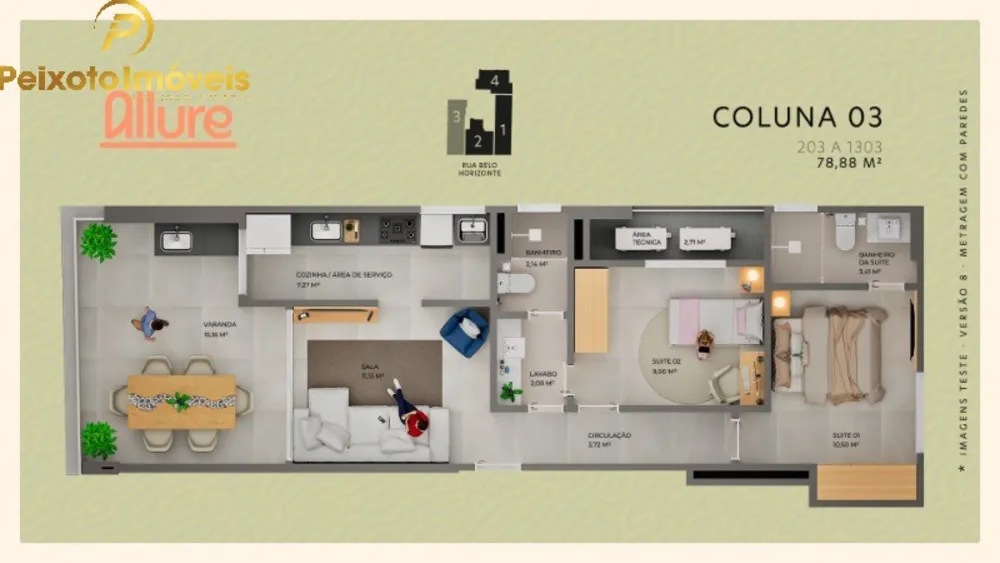 Apartamento, 2 quartos, 68 m² - Foto 6