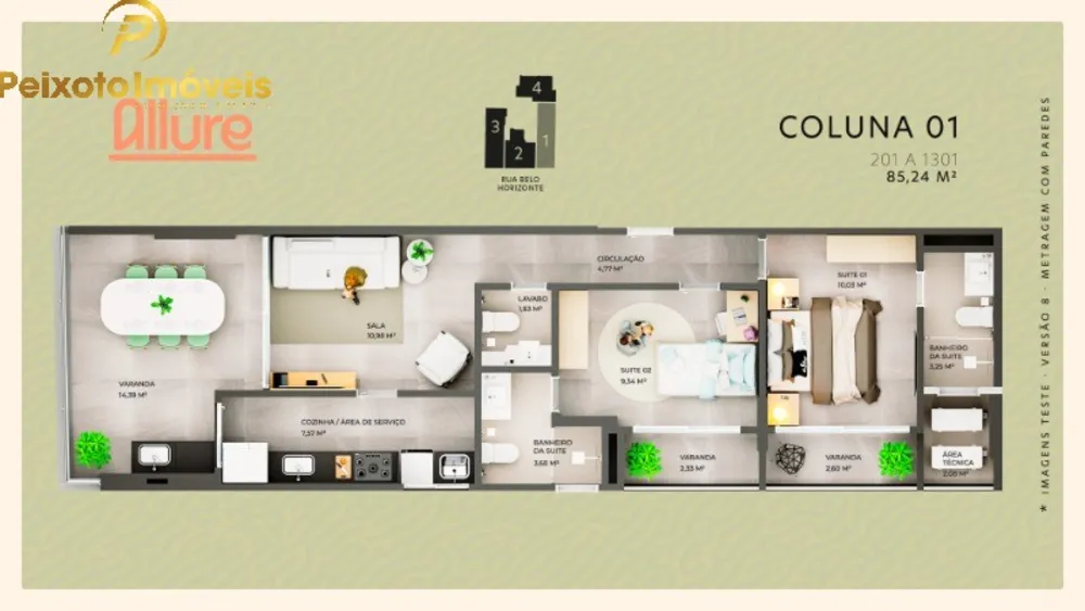 Apartamento, 2 quartos, 68 m² - Foto 4