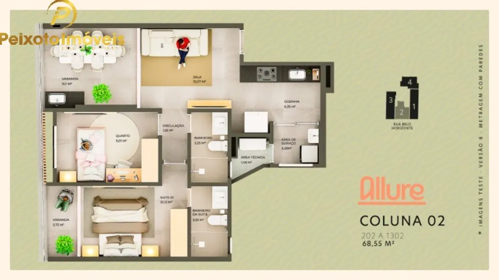 Apartamento, 2 quartos, 68 m² - Foto 5