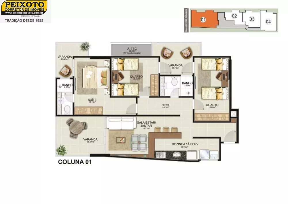 Apartamento, 3 quartos, 94 m² - Foto 8