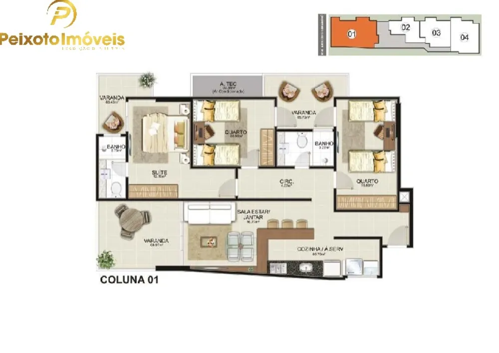 Apartamento, 3 quartos, 94 m² - Foto 26