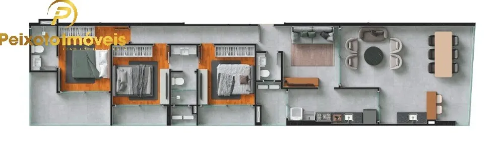 Apartamento, 3 quartos, 123 m² - Foto 1