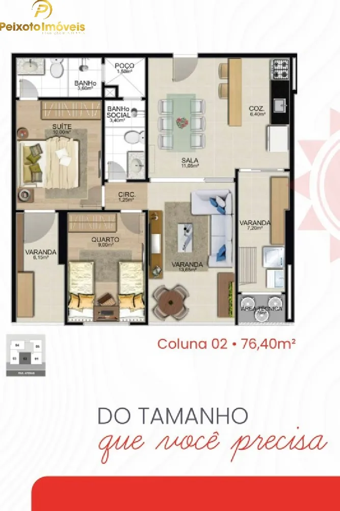 Apartamento, 2 quartos, 64 m² - Foto 6