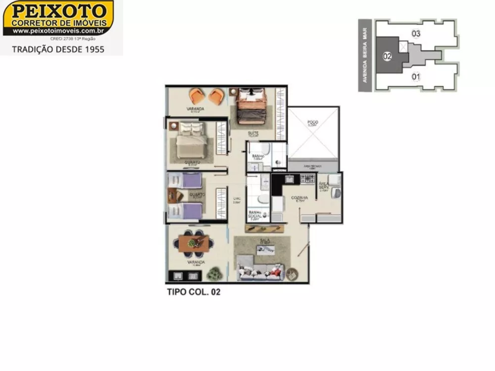 Apartamento à venda com 3 quartos, 90m² - Foto 4