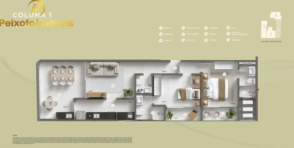 Apartamento, 2 quartos, 85 m² - Foto 1
