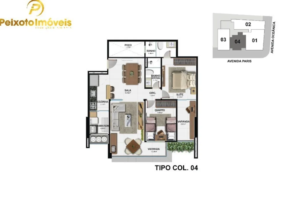 Apartamento, 2 quartos, 75 m² - Foto 1
