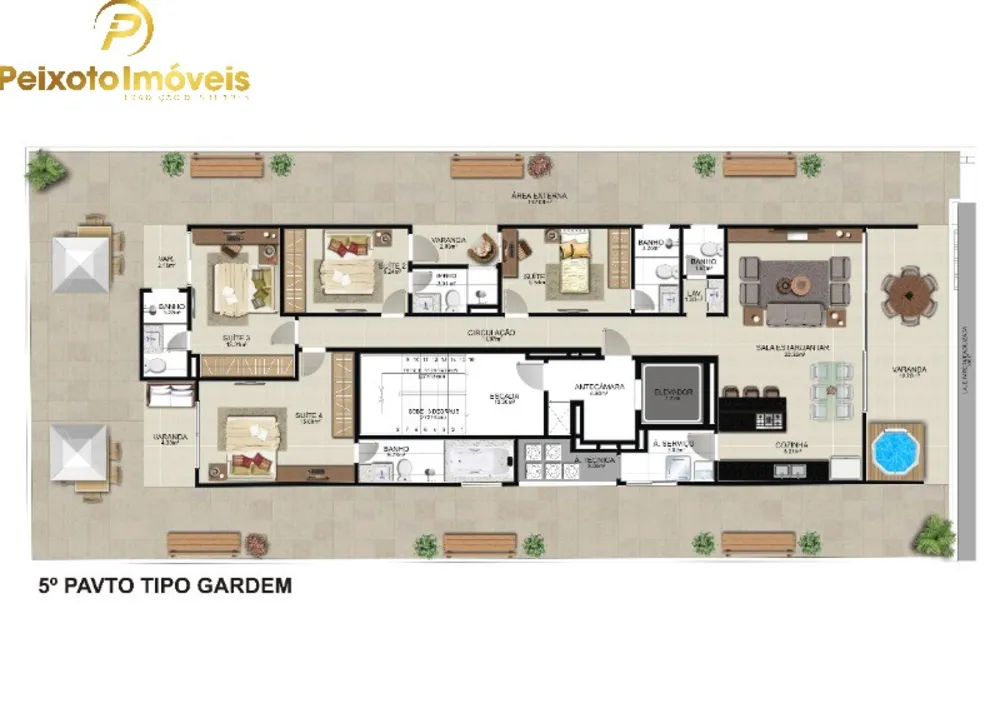 Apartamento, 4 quartos, 161 m² - Foto 8