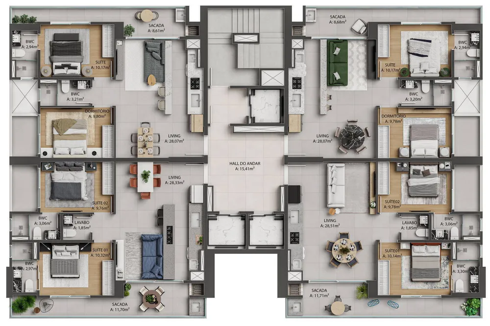 Apartamento, 2 quartos, 82 m² - Foto 8