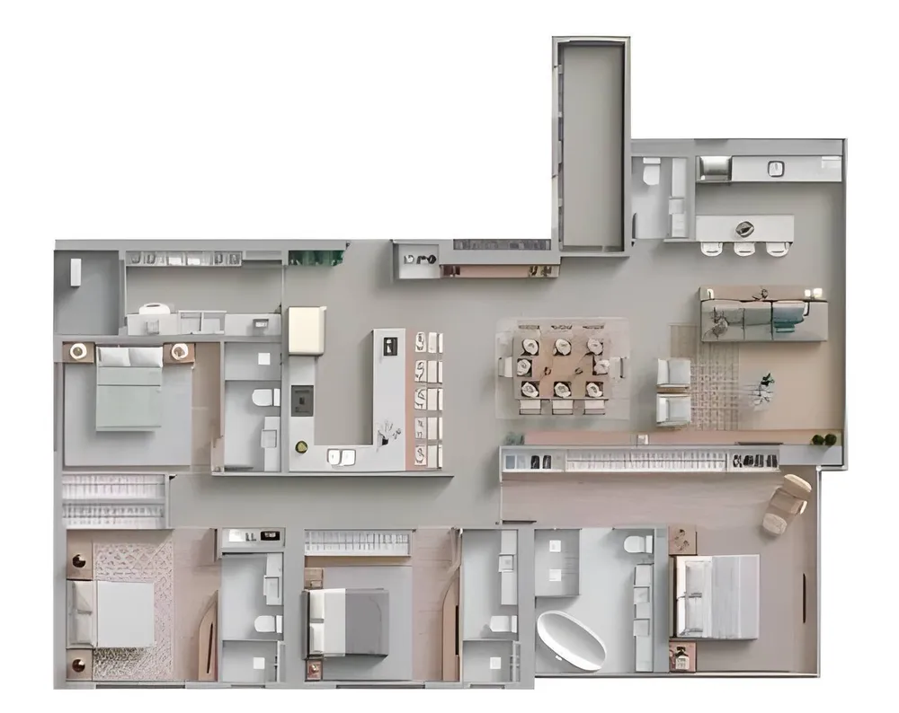 Apartamento, 4 quartos, 184 m² - Foto 13