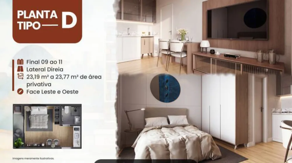 Apartamento, 22 m² - Foto 6
