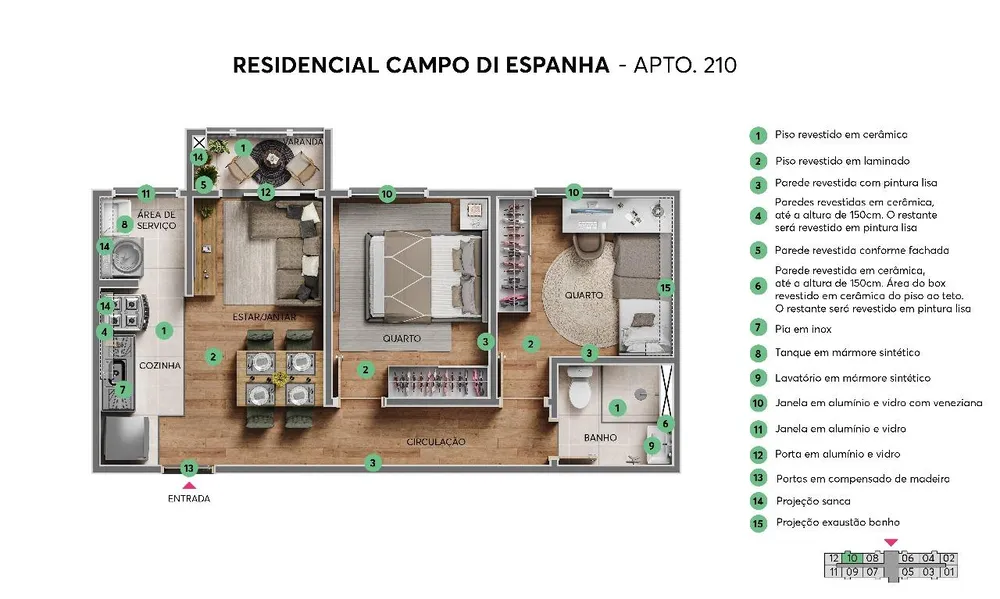 Apartamento, 2 quartos, 41 m² - Foto 4