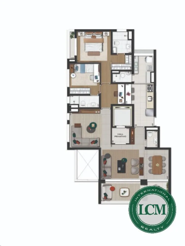 Apartamento, 3 quartos, 127 m² - Foto 4