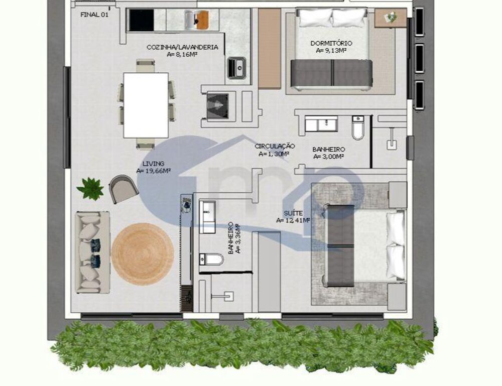 Apartamento, 2 quartos, 66 m² - Foto 4