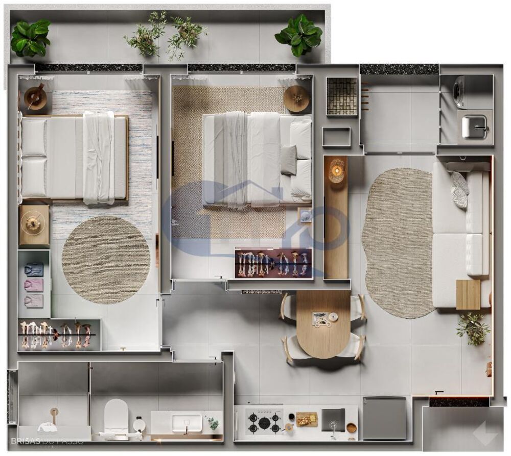 Apartamento, 2 quartos, 57 m² - Foto 23