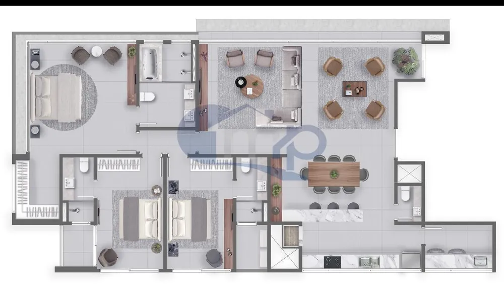 Apartamento, 3 quartos, 186 m² - Foto 15