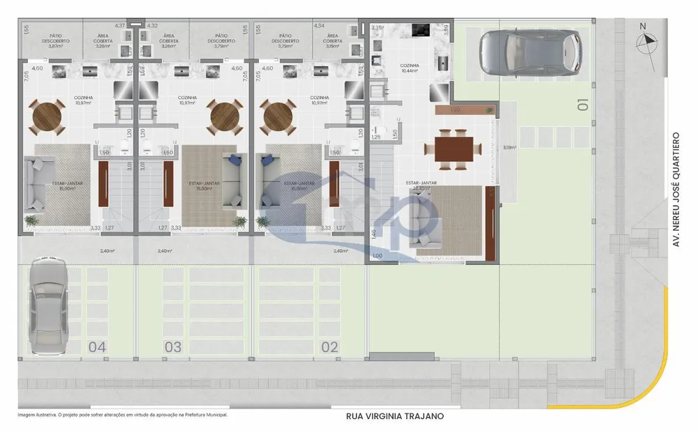 Sobrado, 2 quartos, 98 m² - Foto 6