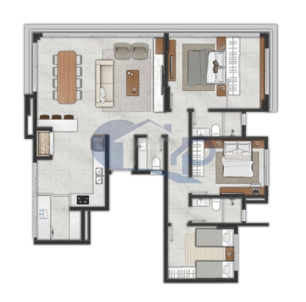 Apartamento à venda com 3 quartos, 122m² - Foto 13
