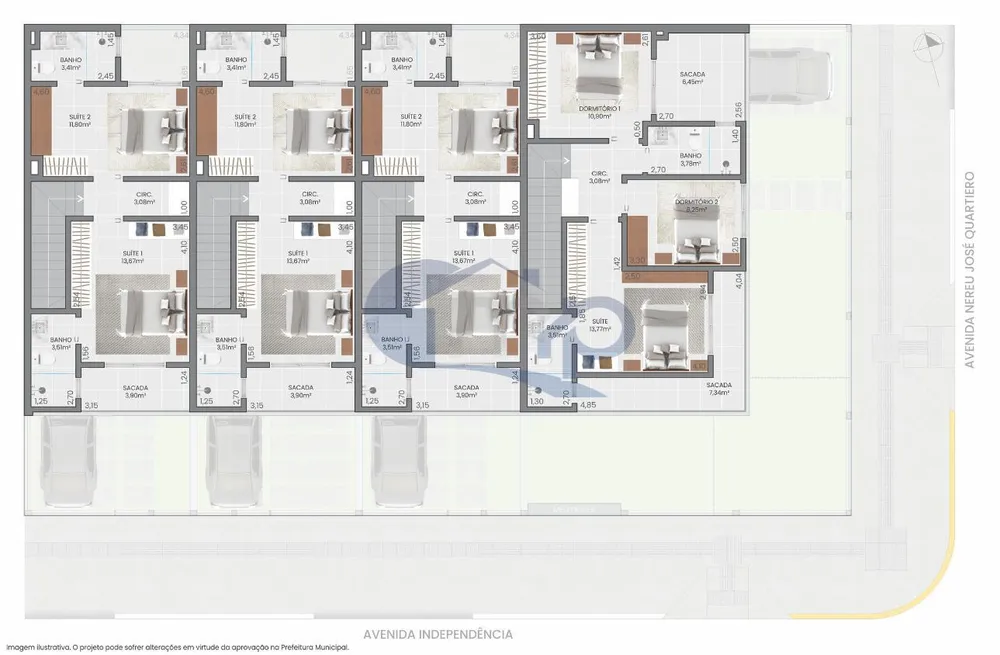 Sobrado, 2 quartos, 92 m² - Foto 4
