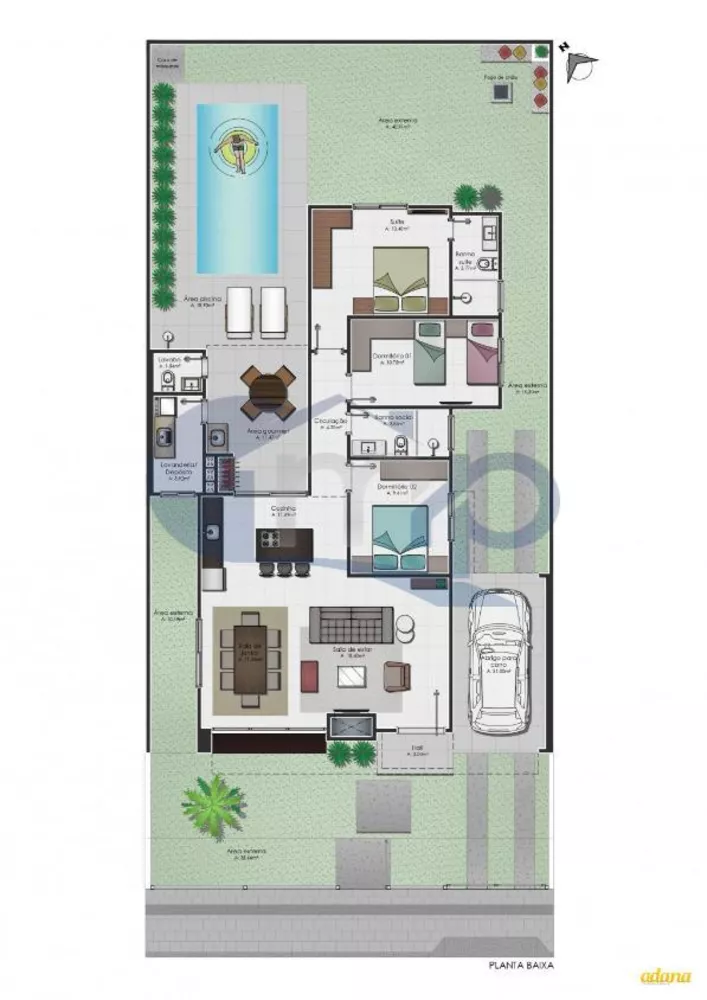 Casa à venda com 3 quartos, 146m² - Foto 3