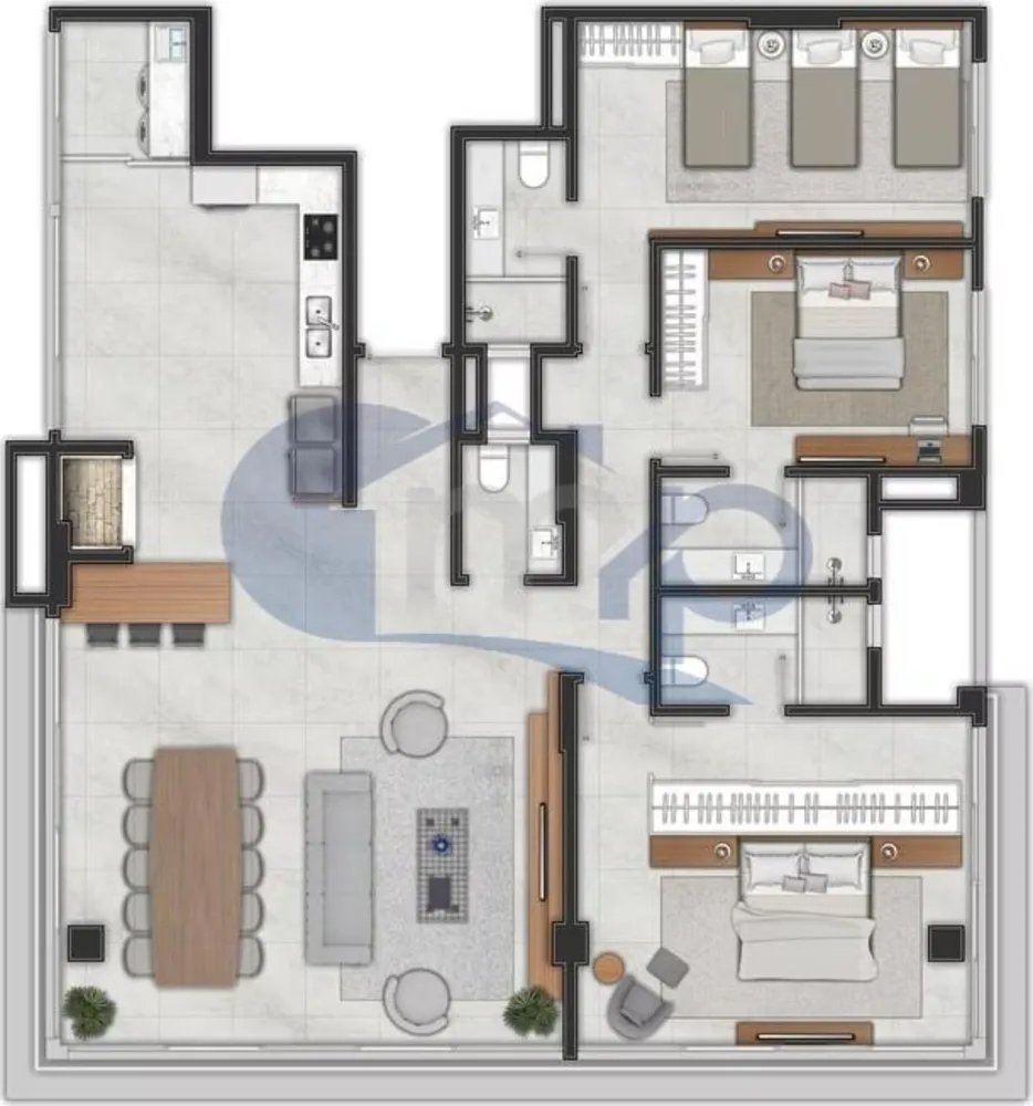 Apartamento, 3 quartos, 168 m² - Foto 14