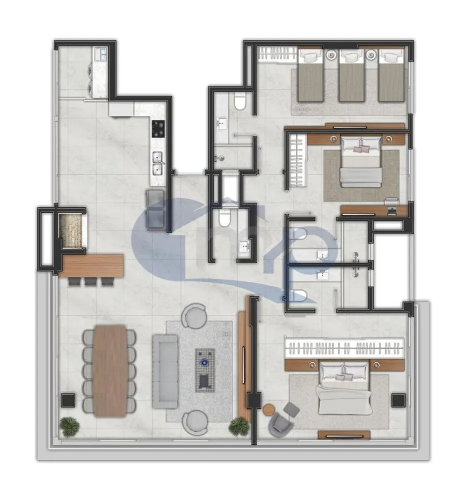 Apartamento, 3 quartos, 168 m² - Foto 13