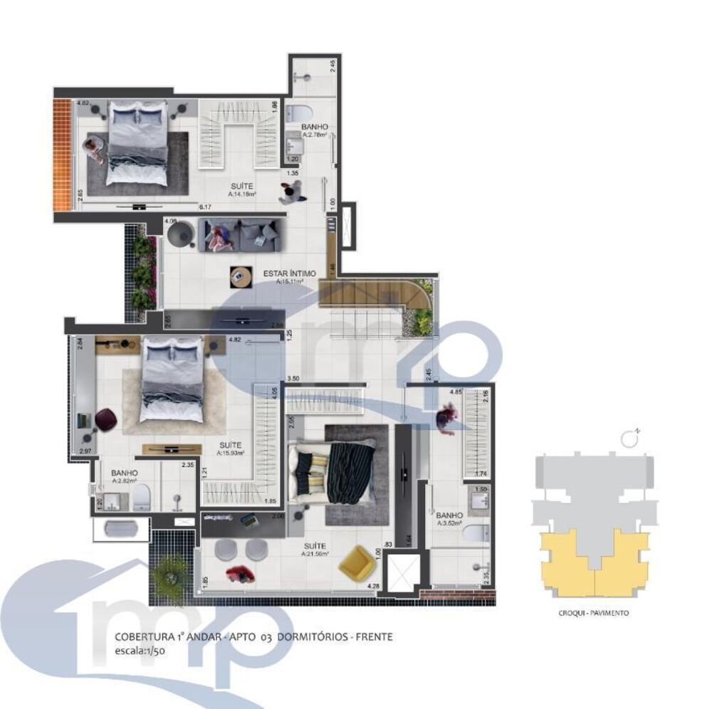 Apartamento, 2 quartos, 69 m² - Foto 21