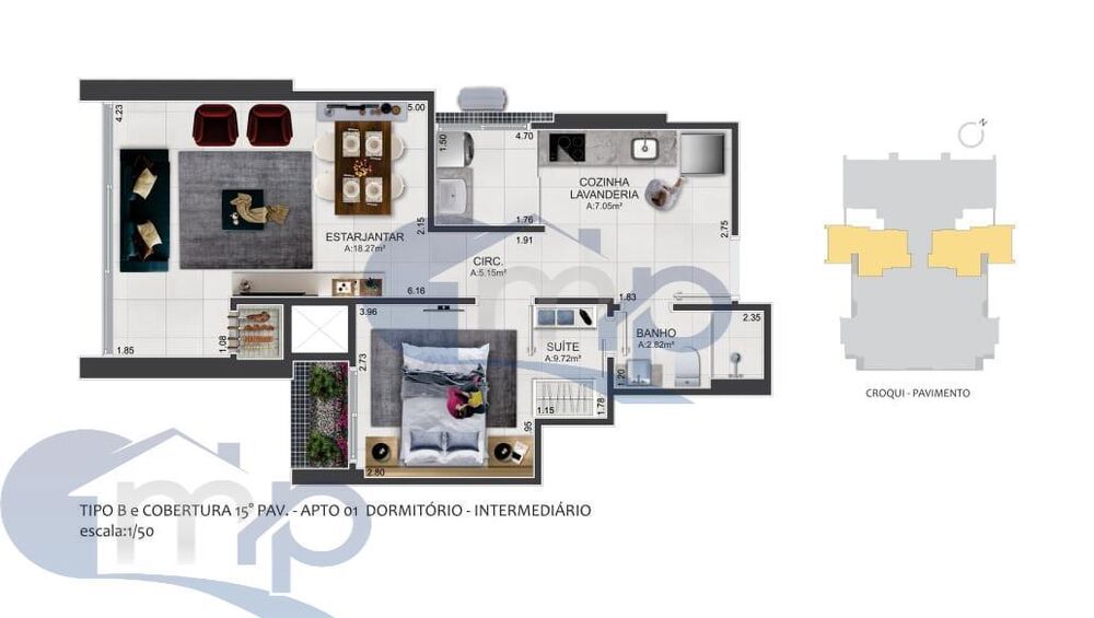 Apartamento, 2 quartos, 69 m² - Foto 10