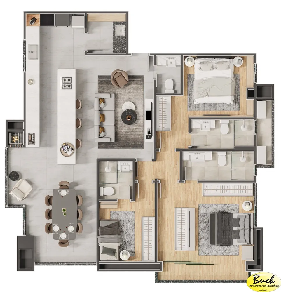 Apartamento, 3 quartos, 119 m² - Foto 13