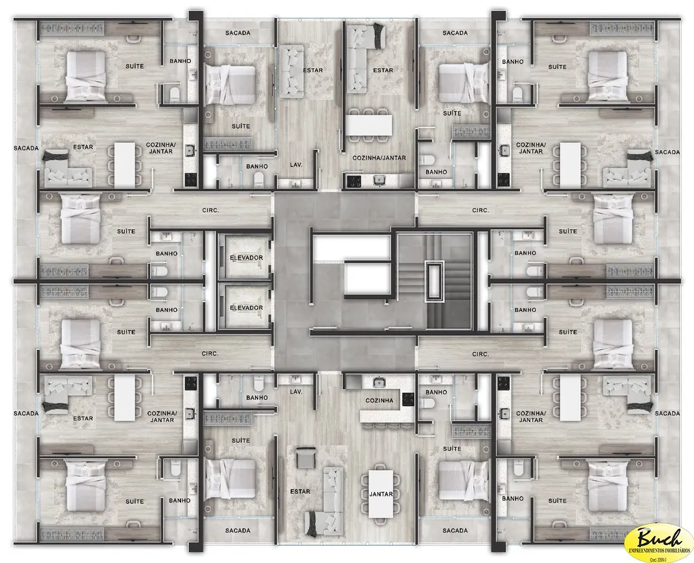 Apartamento, 2 quartos, 78 m² - Foto 12