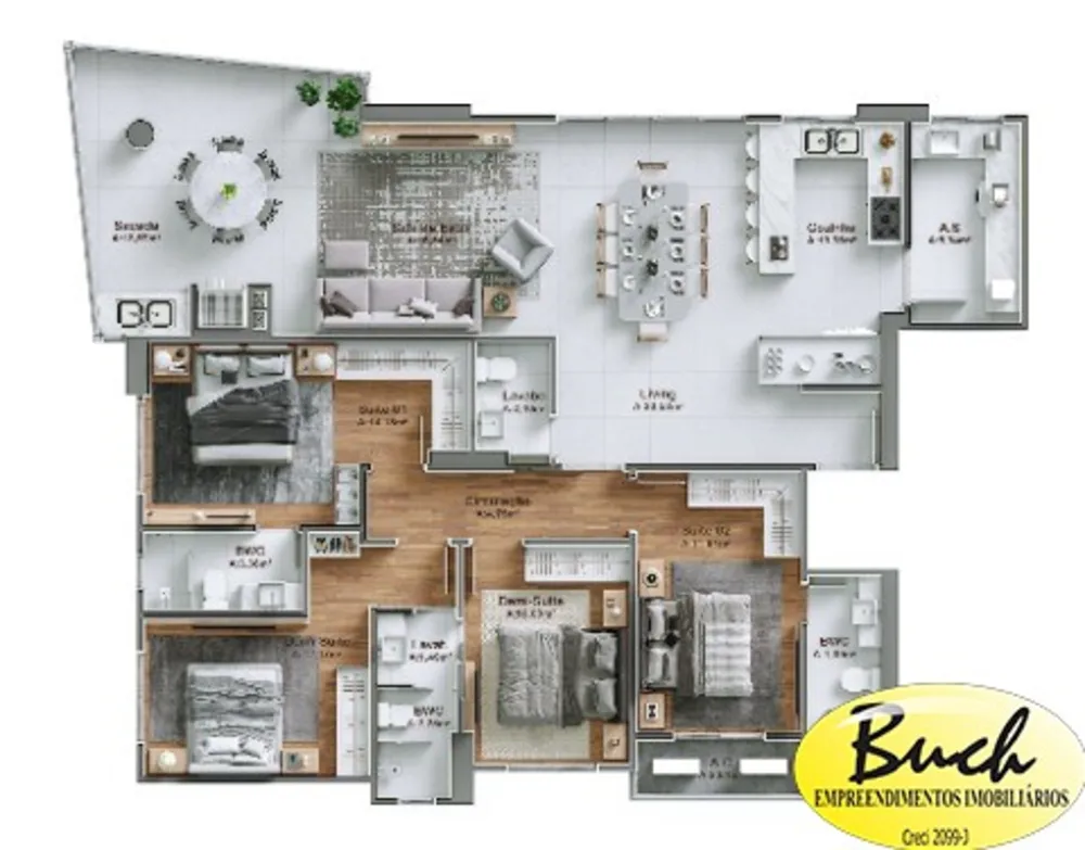 Apartamento, 4 quartos, 150 m² - Foto 5