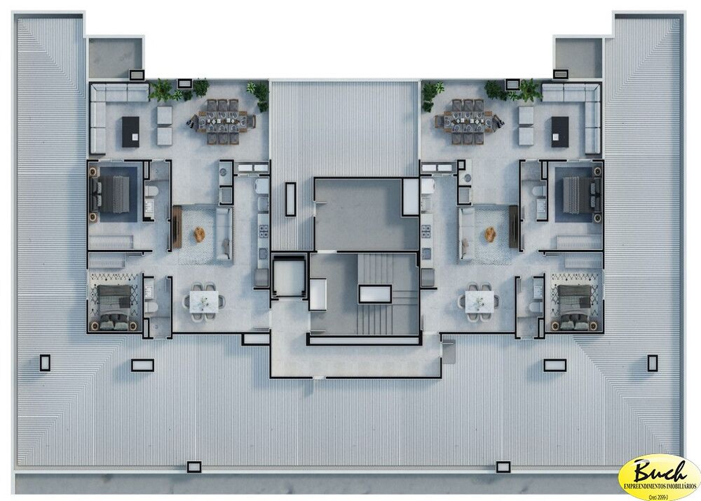 Apartamento, 1 quarto, 60 m² - Foto 2