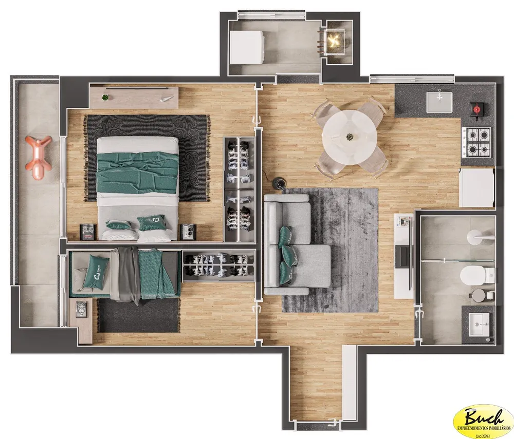 Apartamento, 3 quartos, 76 m² - Foto 14