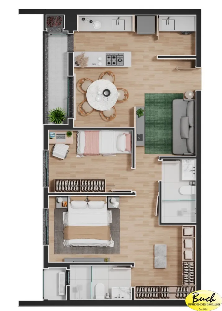 Apartamento, 3 quartos, 78 m² - Foto 14