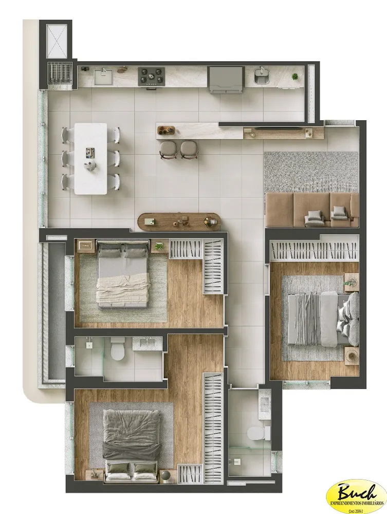 Apartamento, 6 quartos, 80 m² - Foto 16