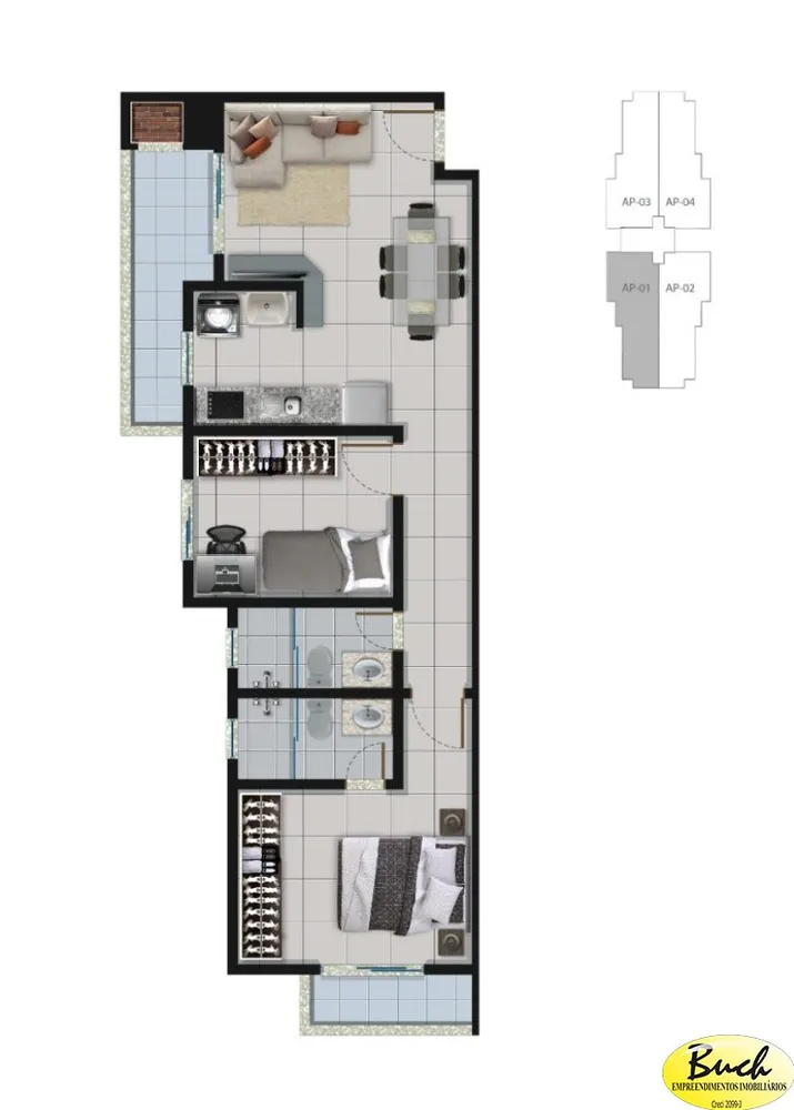Apartamento, 2 quartos, 85 m² - Foto 4