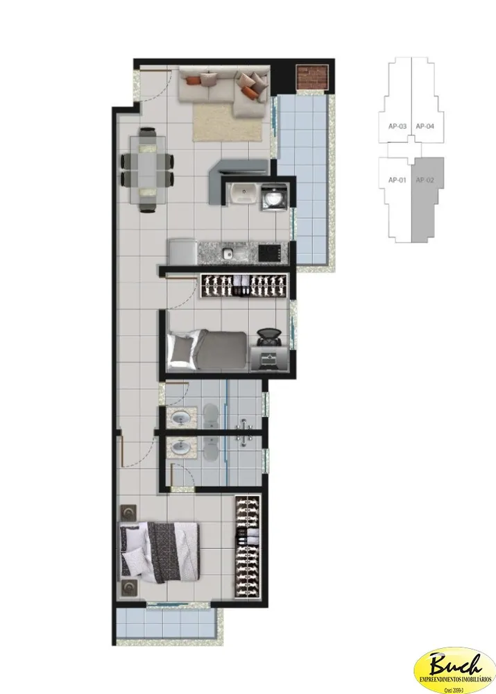 Apartamento, 2 quartos, 85 m² - Foto 5